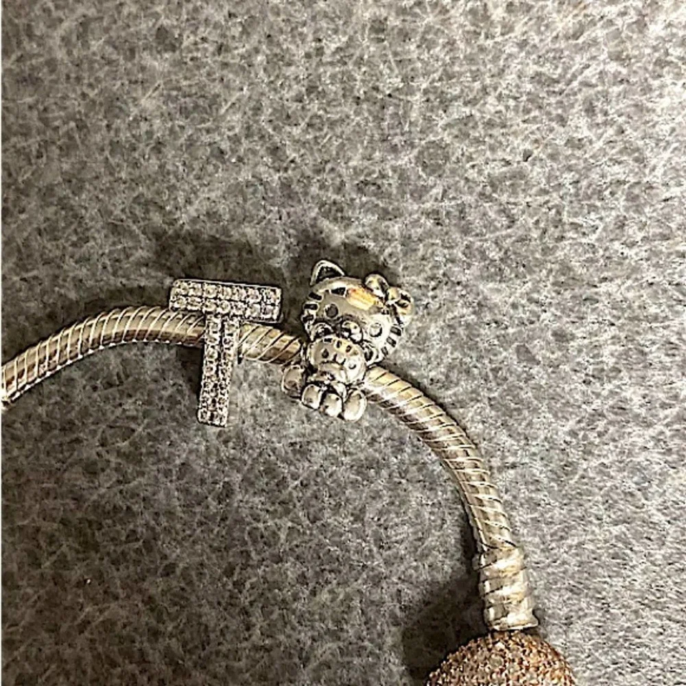 Hello Kitty Sterling Silver Charm For Pandora Bracelet